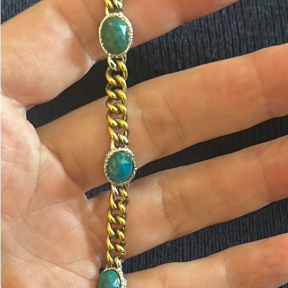 Alexis Bittar gold plated bracelet